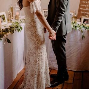 Custom Kathryn Bass Wedding Dress